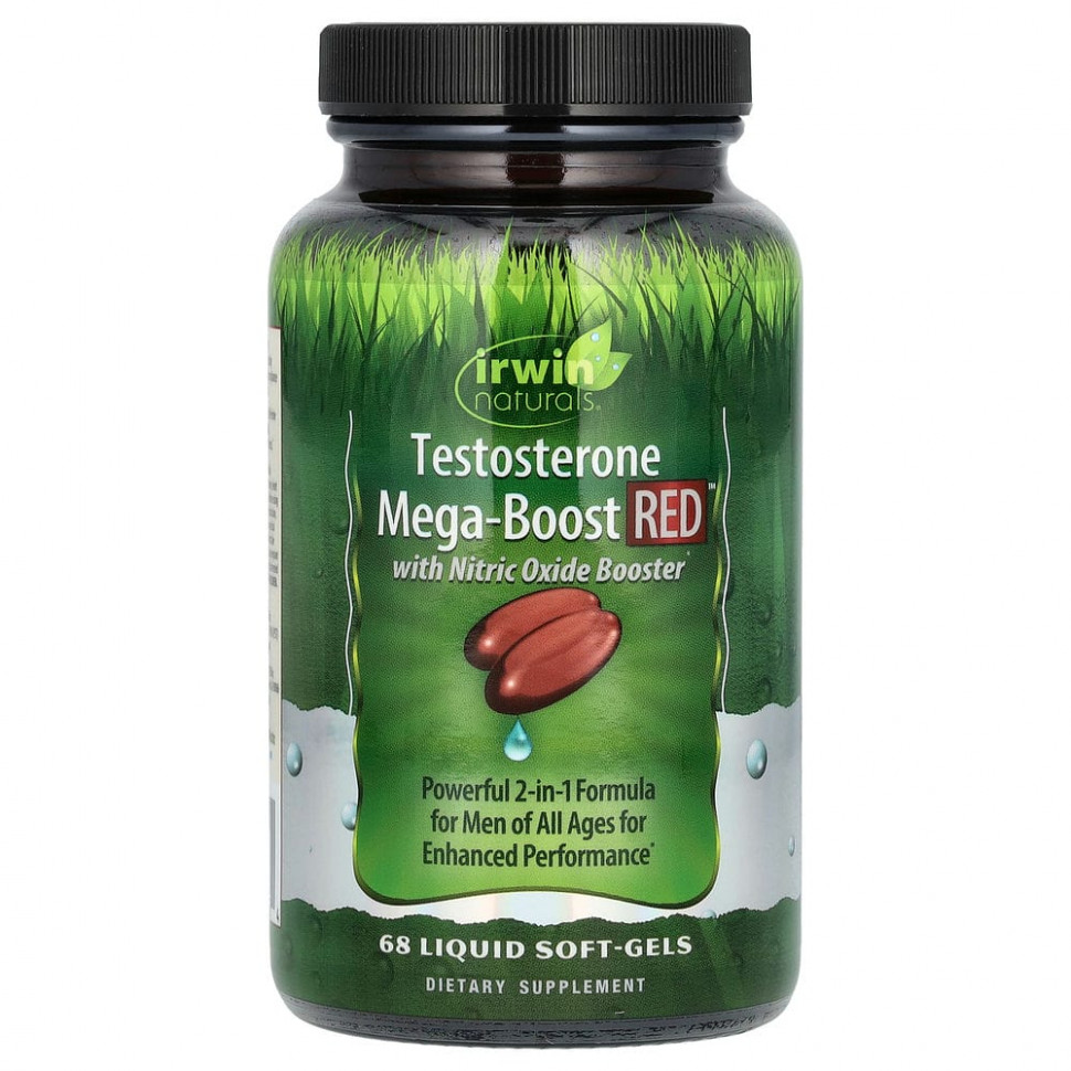   (Iherb) Irwin Naturals, Testosterone Mega-Boost RED,   , 68       -     , -, 