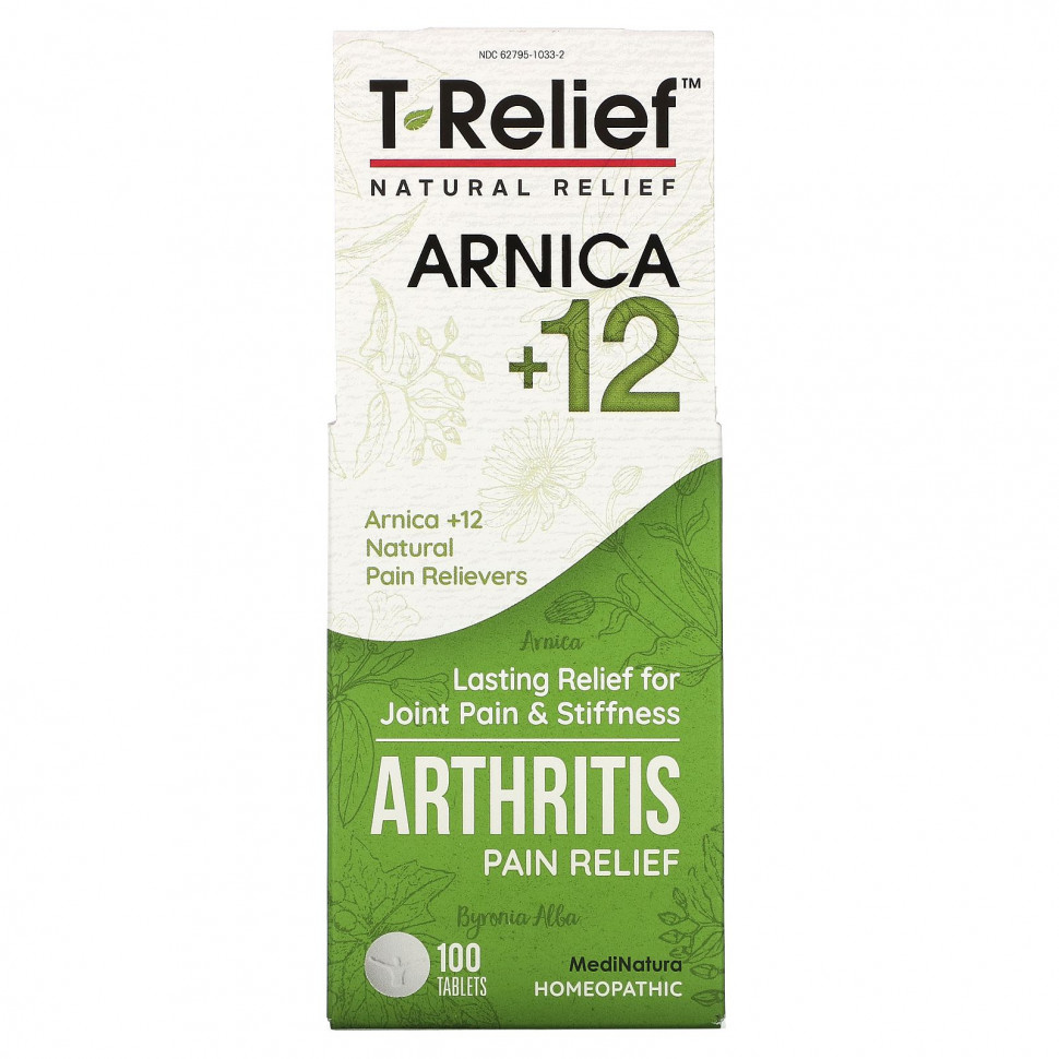   (Iherb) MediNatura, T-Relief,  +12,   , 100 ,   2300 