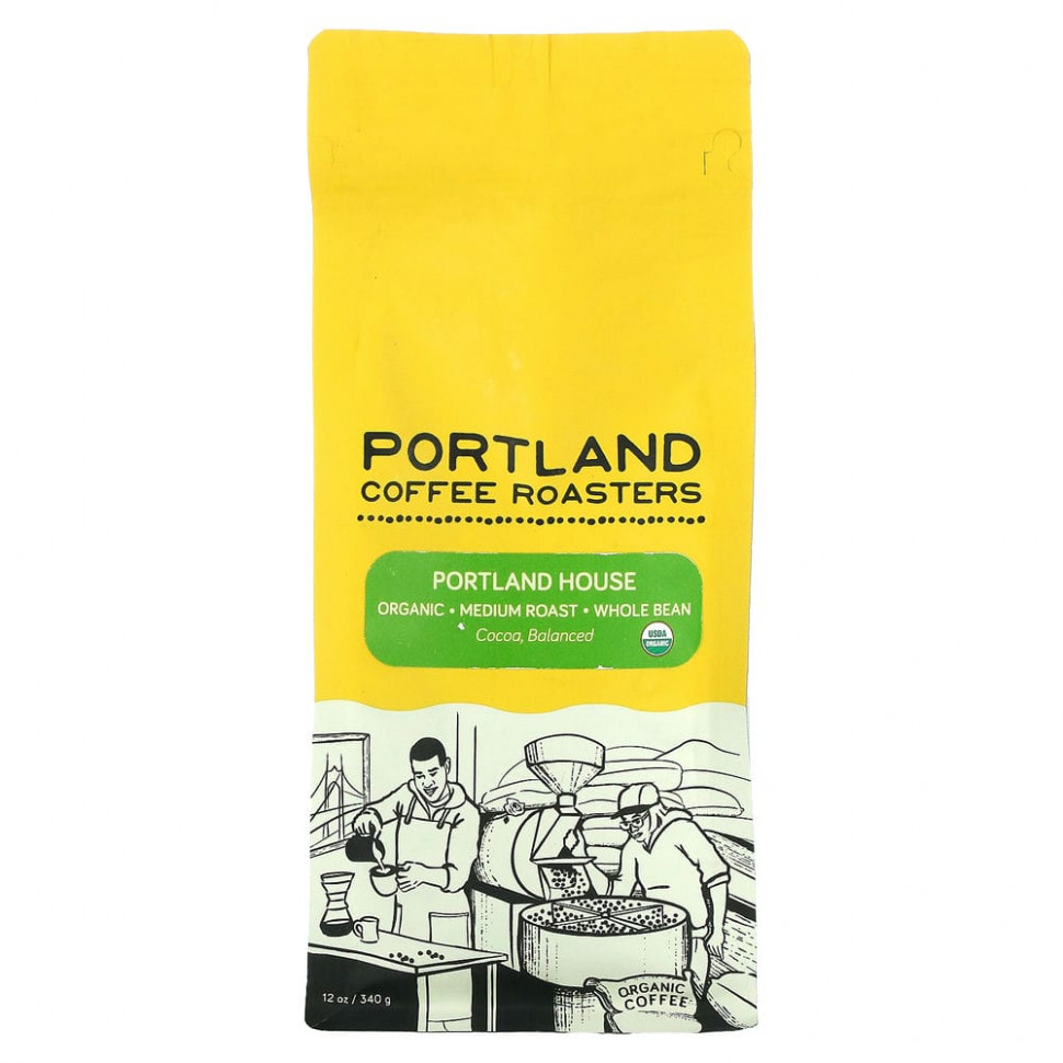 ���� ������ (Iherb) Portland Coffee Roasters, ������������ ����, ������� �����, ������� �������, Portland House, 340 � (12 �����), ������ �� 2920 ���