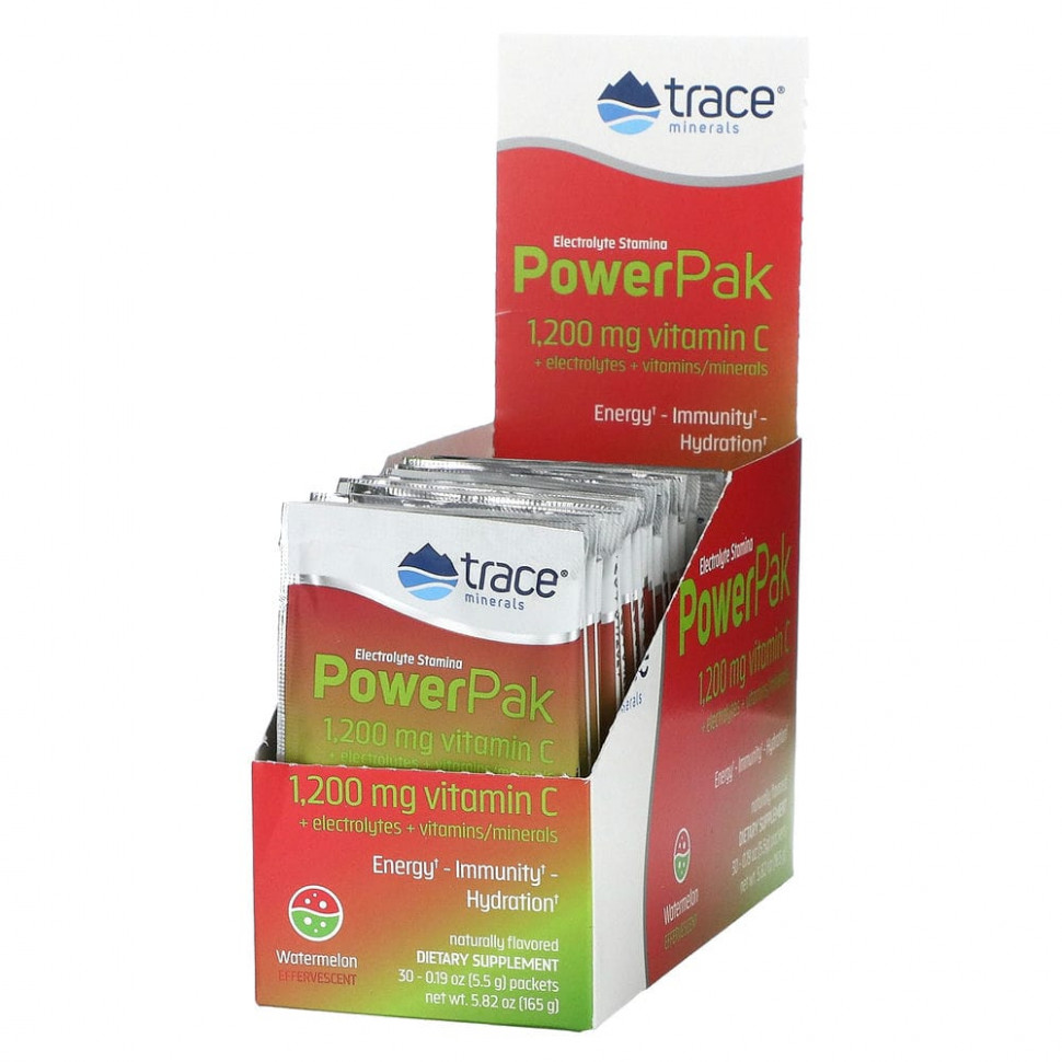   (Iherb) Trace Minerals , PowerPak,    , , 30   5,5  (0,19 )    -     , -, 