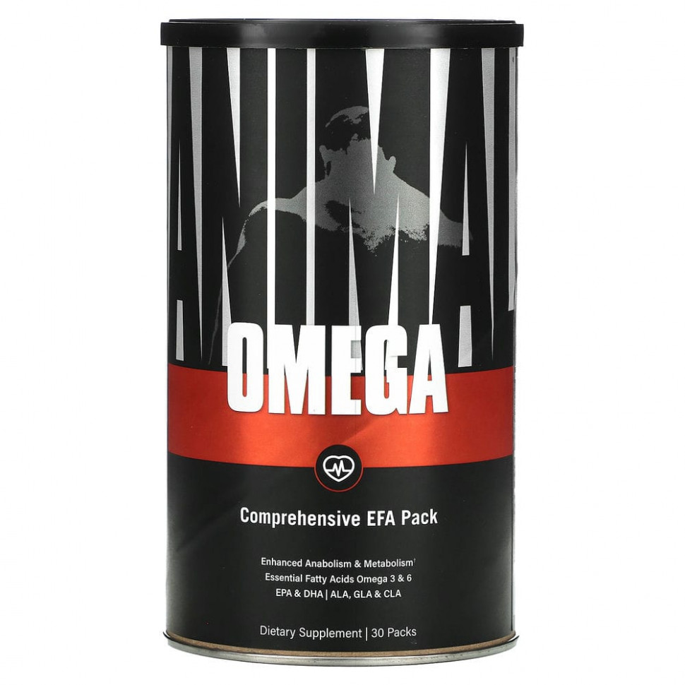 ���� ������ (Iherb) Universal Nutrition, Animal Omega, �������� ����������� ������ ������, 30 ����, ������ �� 7810 ���