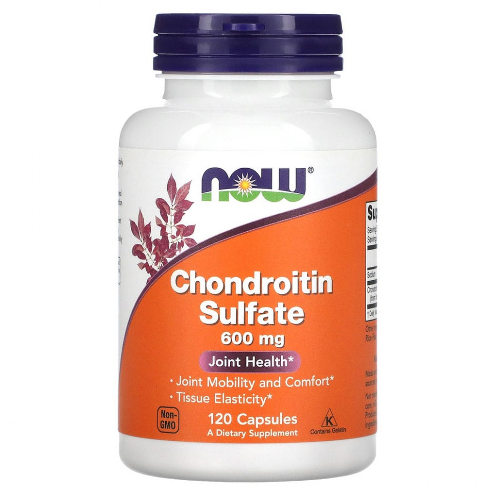 ���� ������ (Iherb) NOW Foods, Chondroitin Sulfate, 600 ��, 120 ������, ������ �� 3780 ���