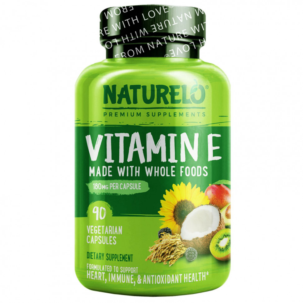   (Iherb) NATURELO,  E,    , 180 , 90      -     , -, 