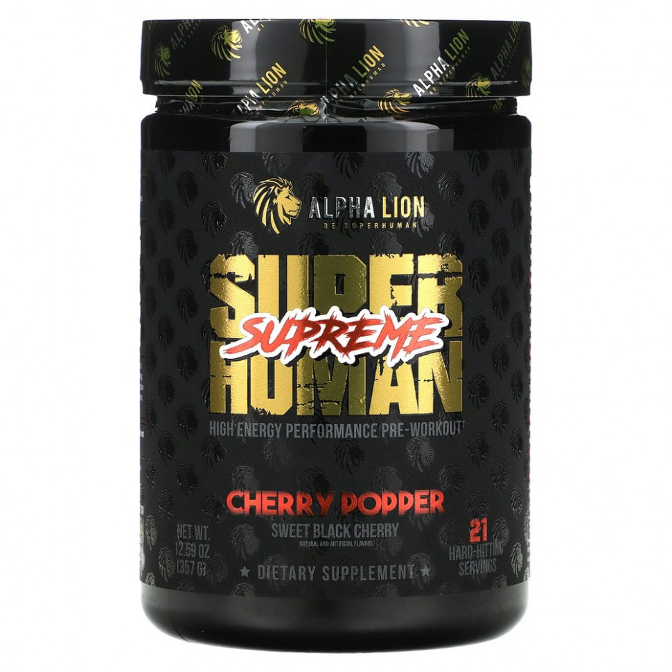 ���� ������ (Iherb) ALPHA LION, SuperHuman Supreme, �������� ������, ������� ������ �����, 357 � (12,59 �����), ������ �� 7570 ���