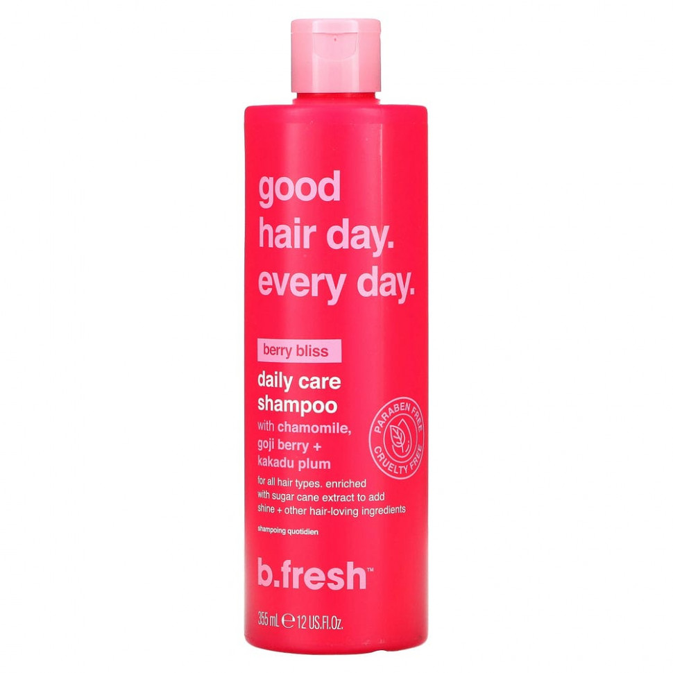   (Iherb) b.fresh, Good Hair Day Every Day,    ,    , Berry Bliss, 355  (12 . )    -     , -, 