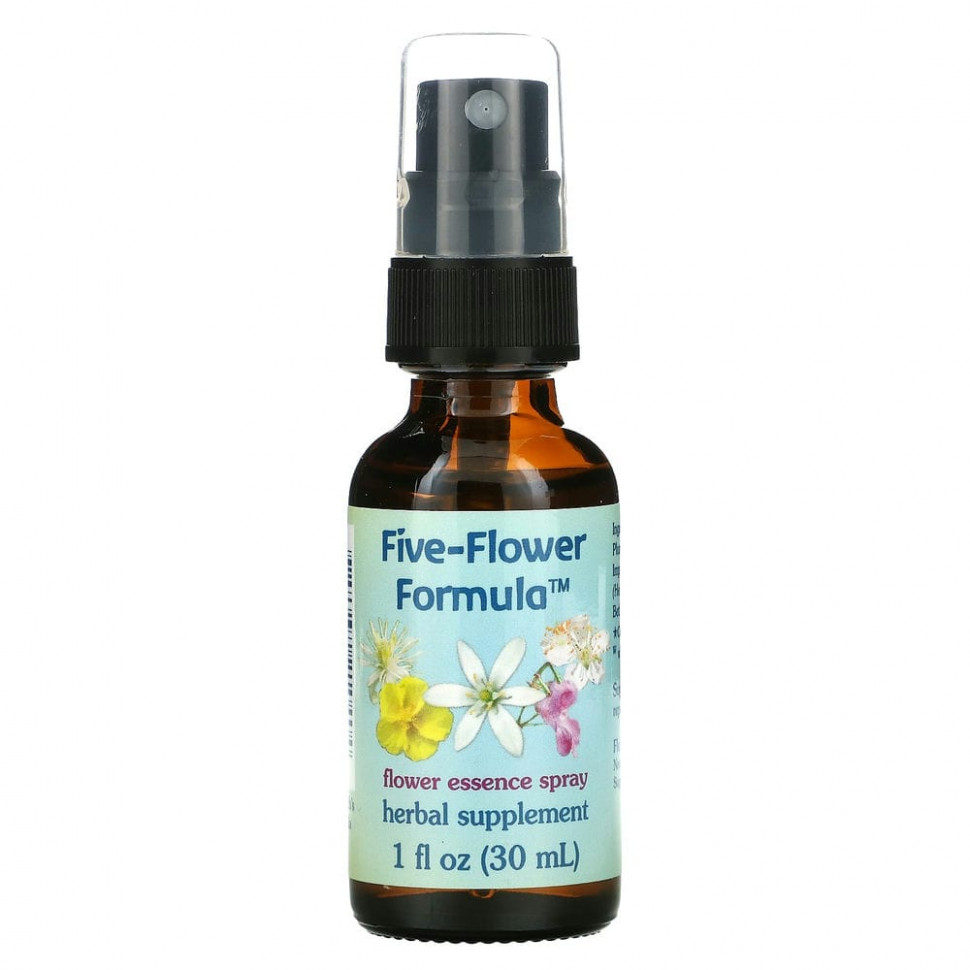   (Iherb) Flower Essence Services, Five-Flower Formula,   , 30     -     , -, 