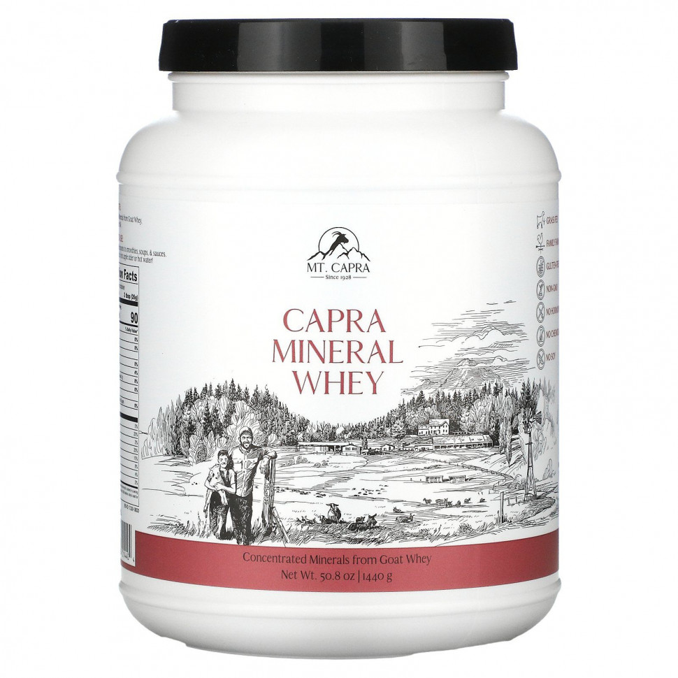   (Iherb) Mt. Capra, Capra Mineral Whey, 1440  (50,8 )    -     , -, 