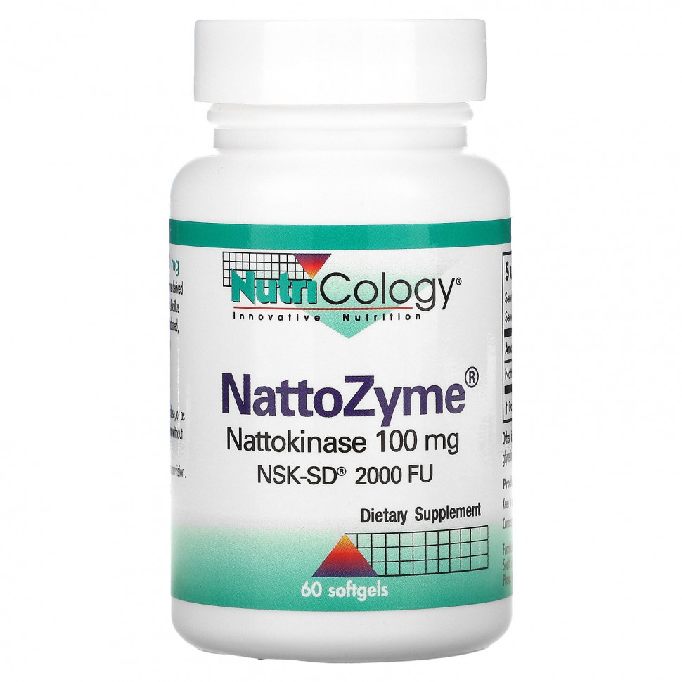 ���� ������ (Iherb) Nutricology, NattoZyme, 100 ��, 60 ������ ��������, ������ �� 7970 ���