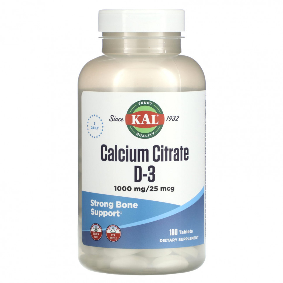   (Iherb) KAL,   D-3, 180 ,   3000 