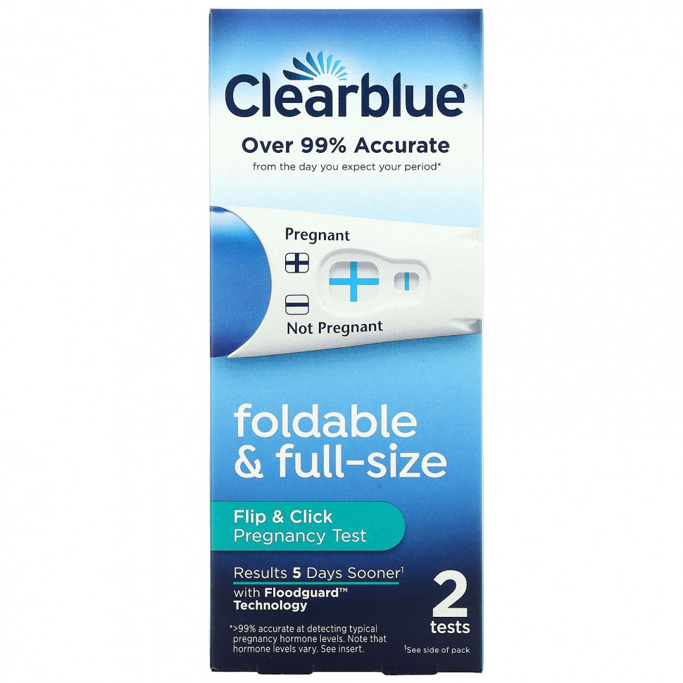   (Iherb) Clearblue,    Flip & Click, 2     -     , -, 