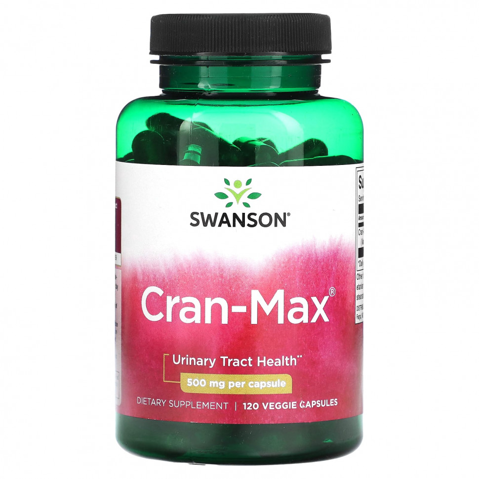   (Iherb) Swanson, Cran-Max, 500 , 120      -     , -, 