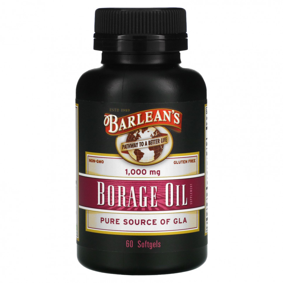 ���� ������ (Iherb) Barlean's, ����� ���������, 60 ����������� ������, ������ �� 5220 ���