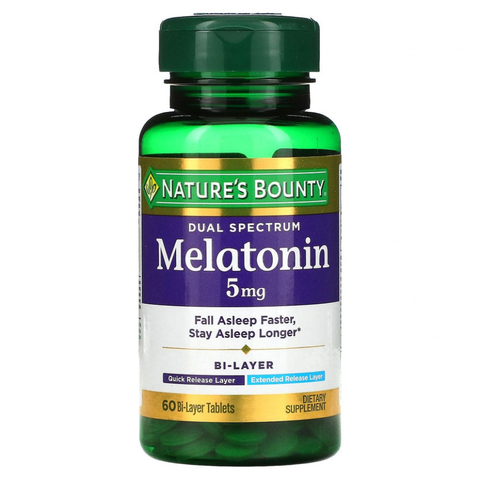 ���� ������ (Iherb) Nature's Bounty, ������� ������, ���������, 5 ��, 60 ����������� ��������, ������ �� 910 ���