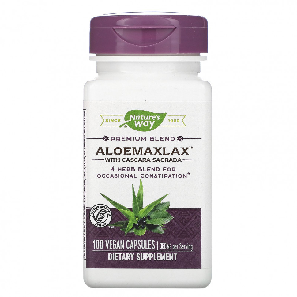   (Iherb) Nature's Way, AloeMaxLax  , 360 , 100      -     , -, 