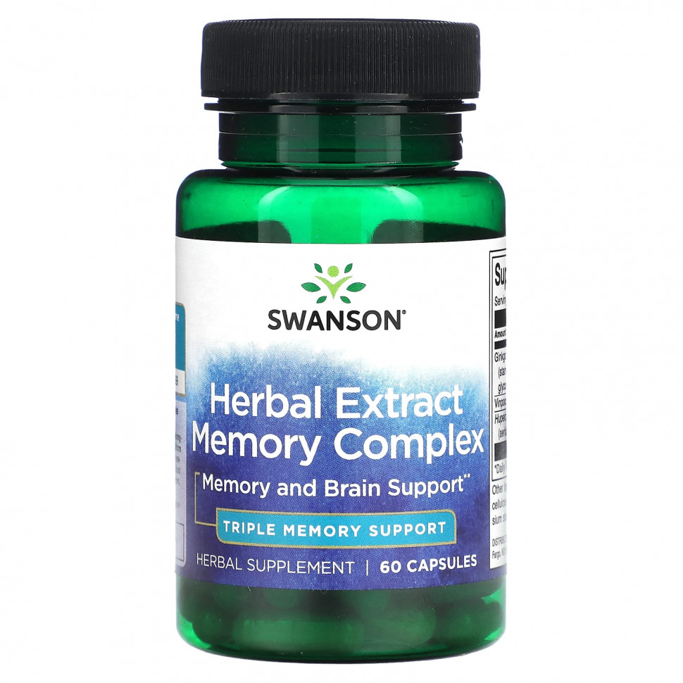 ���� ������ (Iherb) Swanson, �������� ��� ������ � ���������� ����, 60 ������, ������ �� 2500 ���