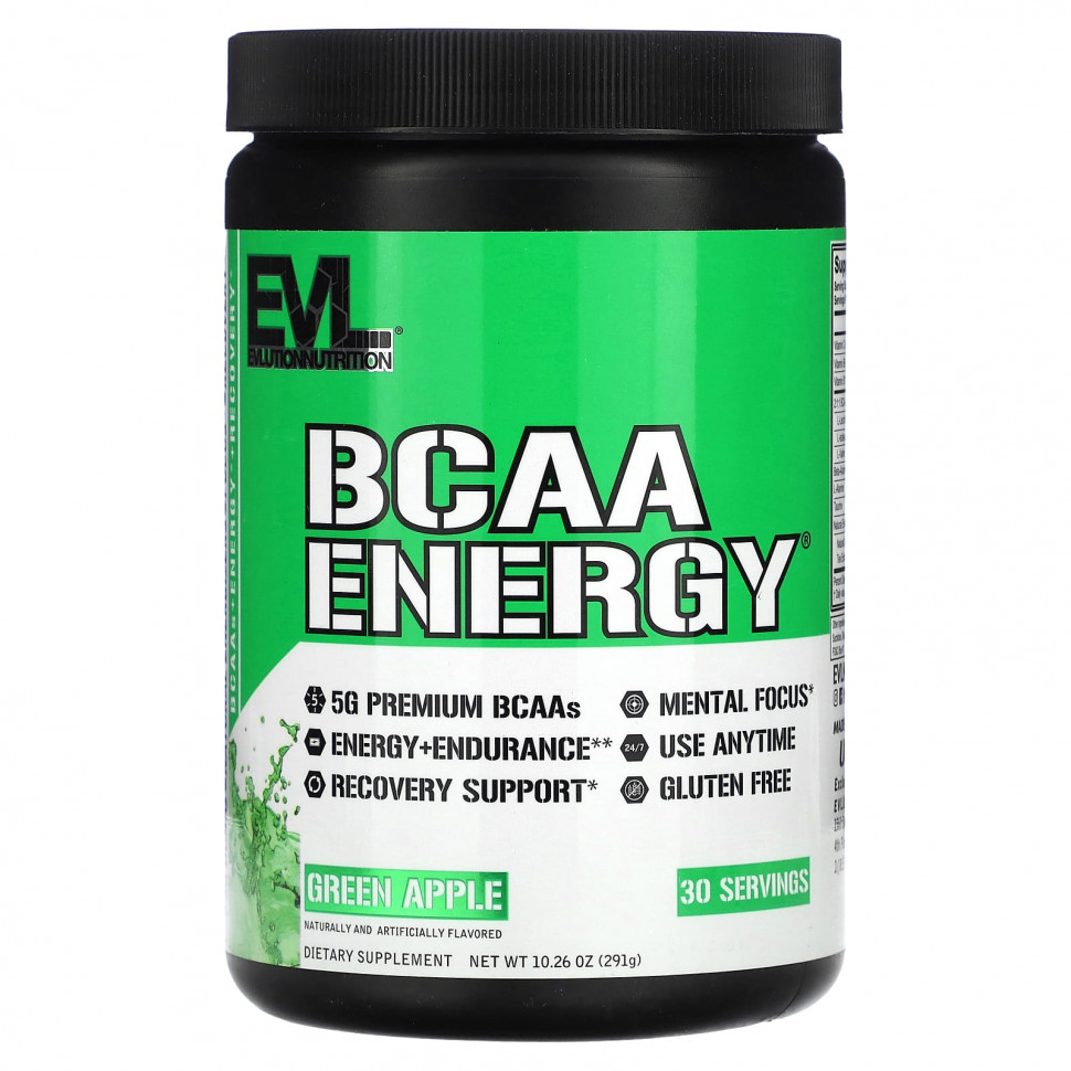 ���� ������ (Iherb) EVLution Nutrition, BCAA Energy, ������� ������, 10,2 ����� (291 �), ������ �� 3840 ���
