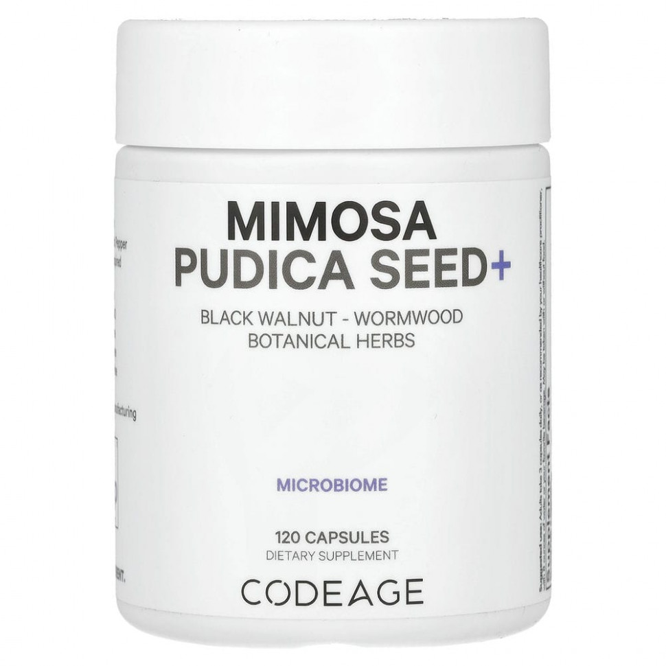 ���� ������ (Iherb) Codeage, Mimosa Pudica Seed +, 120 ������, ������ �� 5200 ���