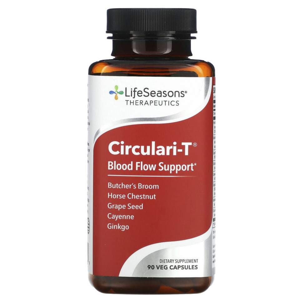 ���� ������ (Iherb) LifeSeasons, Circulari-T, ��������� ��������� ��������������, 90 �������������� ������, ������ �� 4580 ���