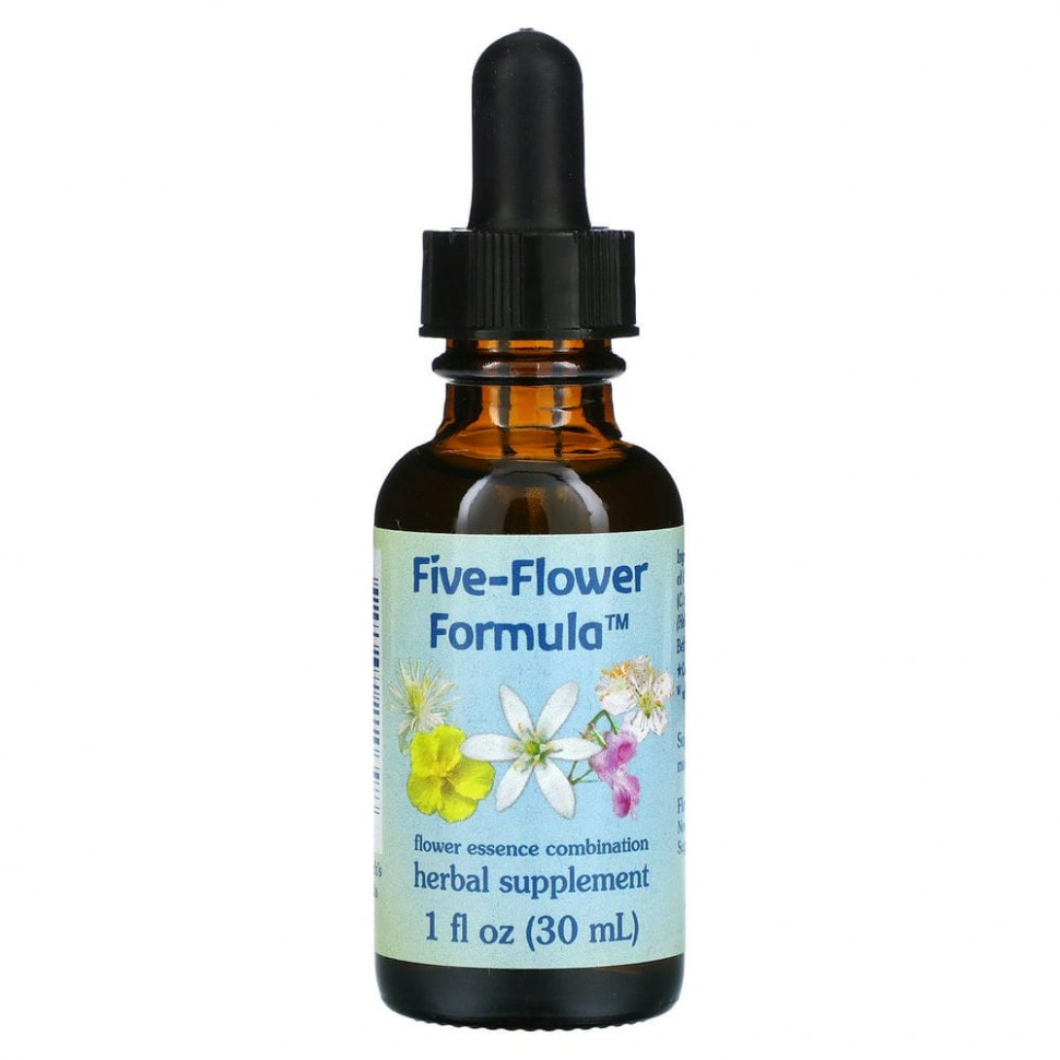   (Iherb) Flower Essence Services, Five-Flower Formula,   , 30  (1 . )    -     , -, 