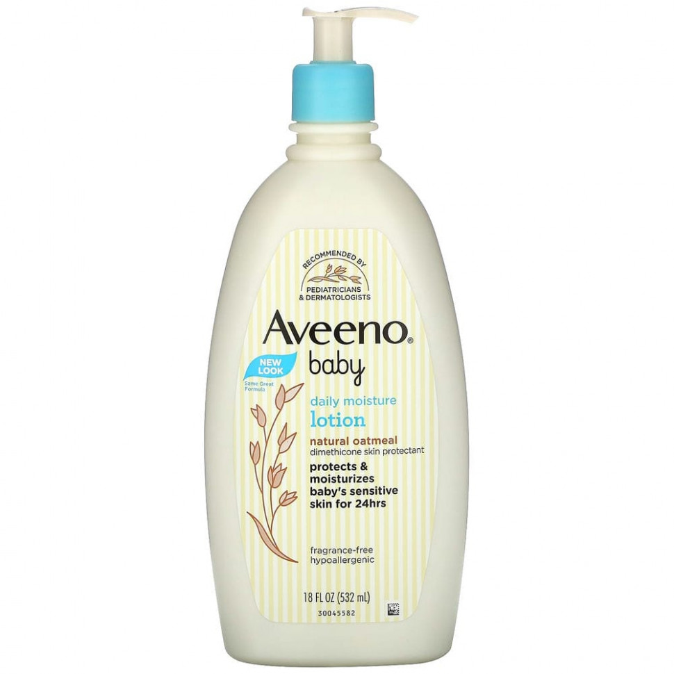 ���� ������ (Iherb) Aveeno, Baby, ����������� ������ ��� ����������� ����������, ��� �������, 532 �� (18 ����. �����), ������ �� 3360 ���