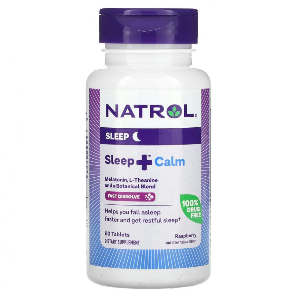   (Iherb) Natrol, Sleep + Calm, `` 60     -     , -, 