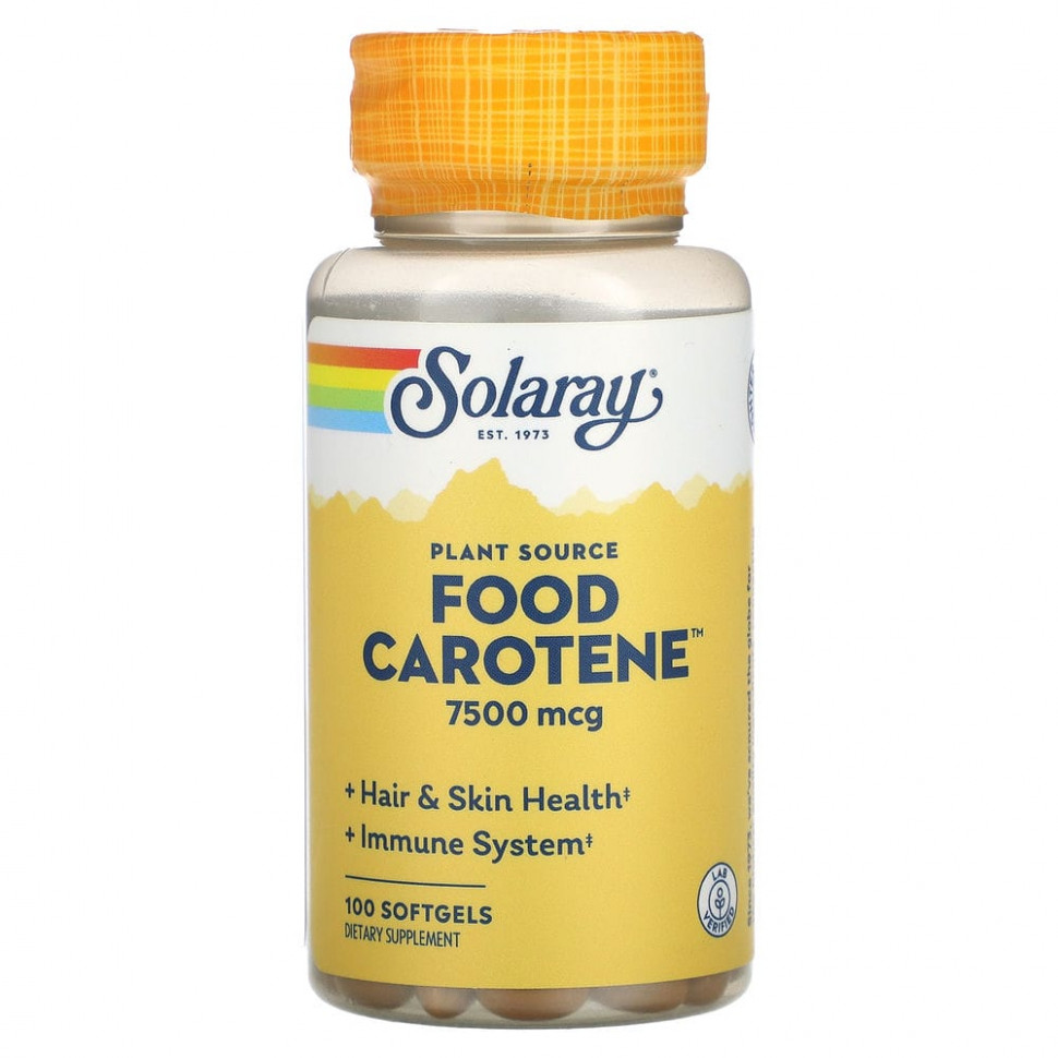 ���� ������ (Iherb) Solaray, ������� �������, 7500 ���, 100 ������, ������ �� 3340 ���