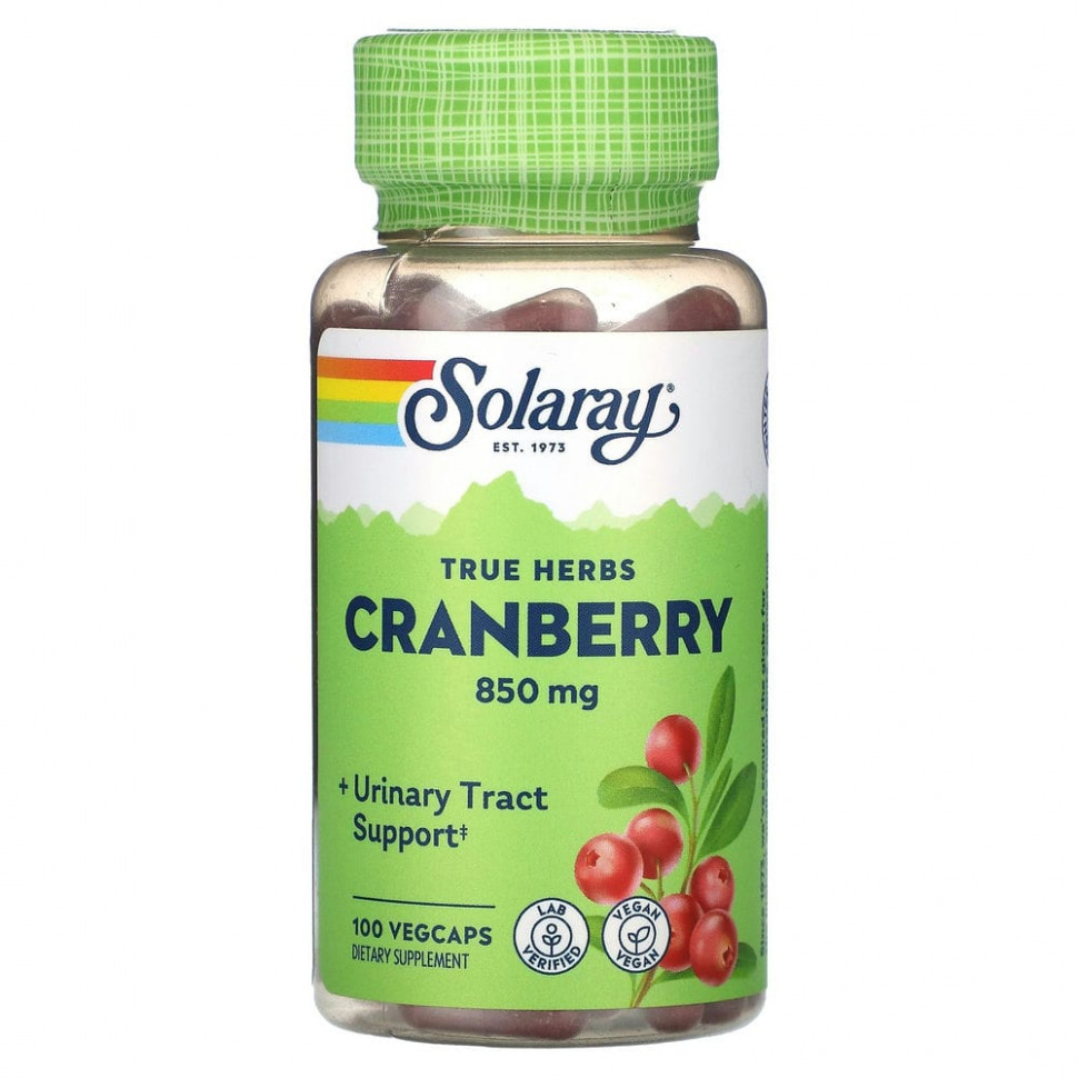���� ������ (Iherb) Solaray, True Herbs, ������, 425 ��, 100 ������������ ������, ������ �� 2030 ���