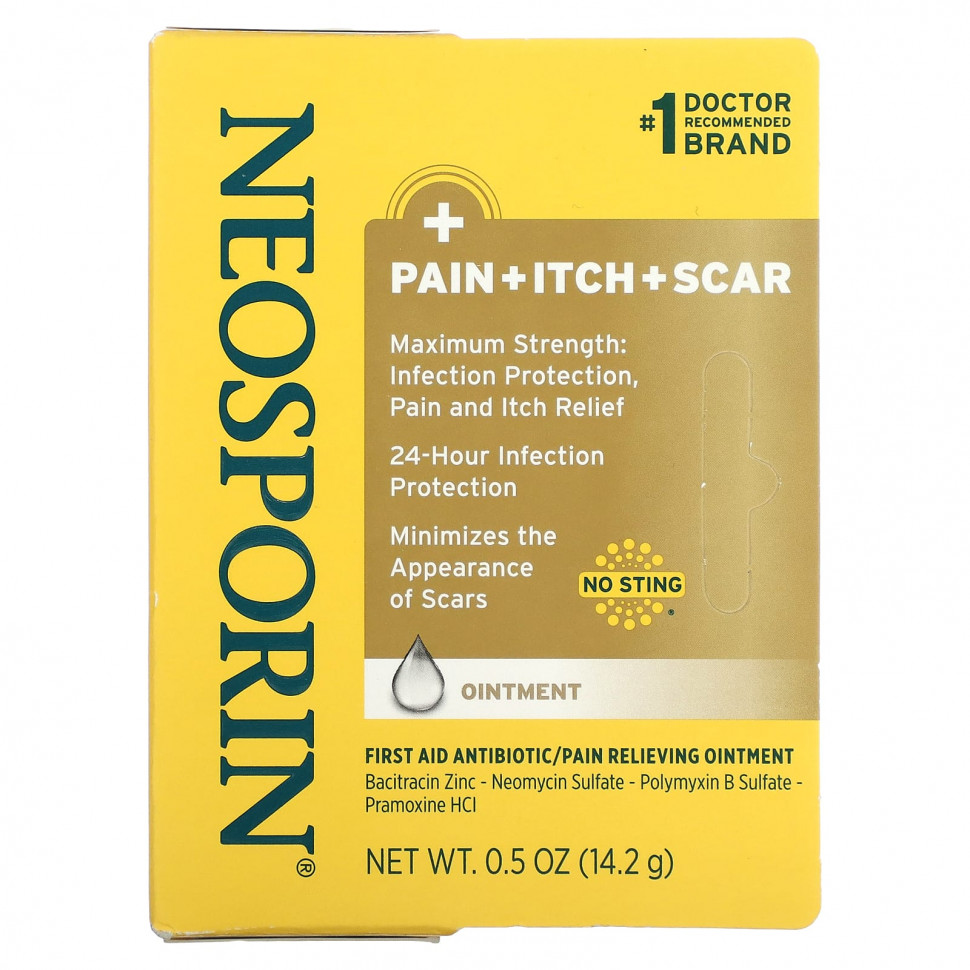 ���� ������ (Iherb) Neosporin, ���� �� ����, ���� � ������, 14,2 � (0,5 �����), ������ �� 1810 ���