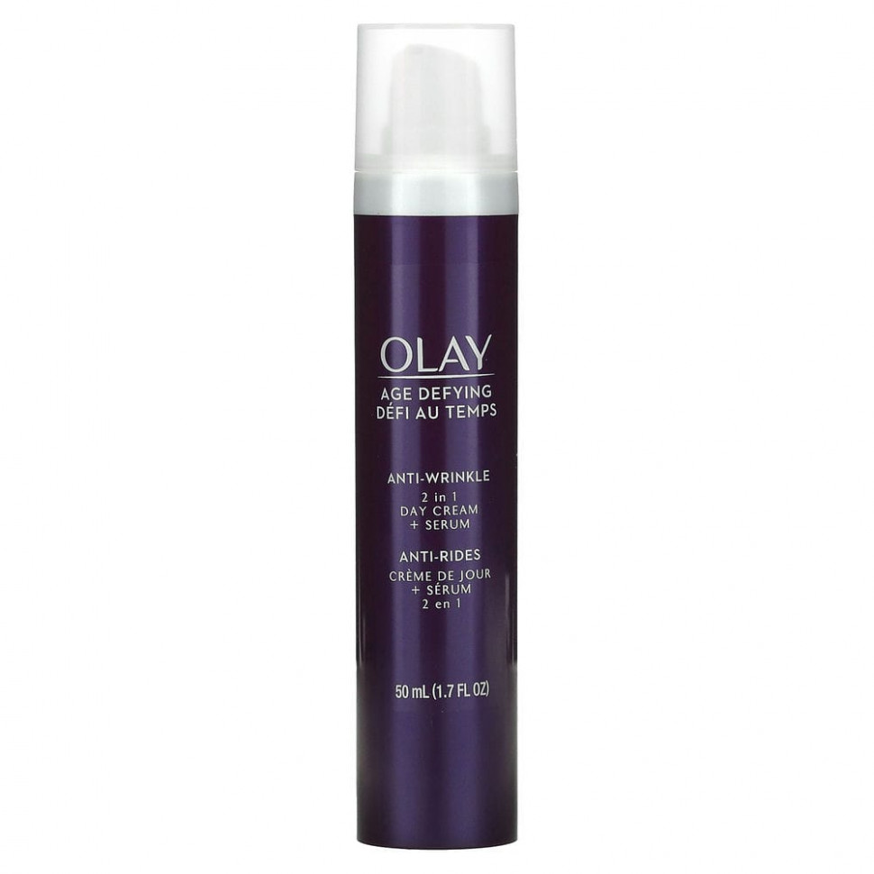 ���� ������ (Iherb) Olay, �������������� �������� ������ ������, ������� ���� � ��������� 2 � 1, 50 �� (1,7 ����. �����), ������ �� 4070 ���