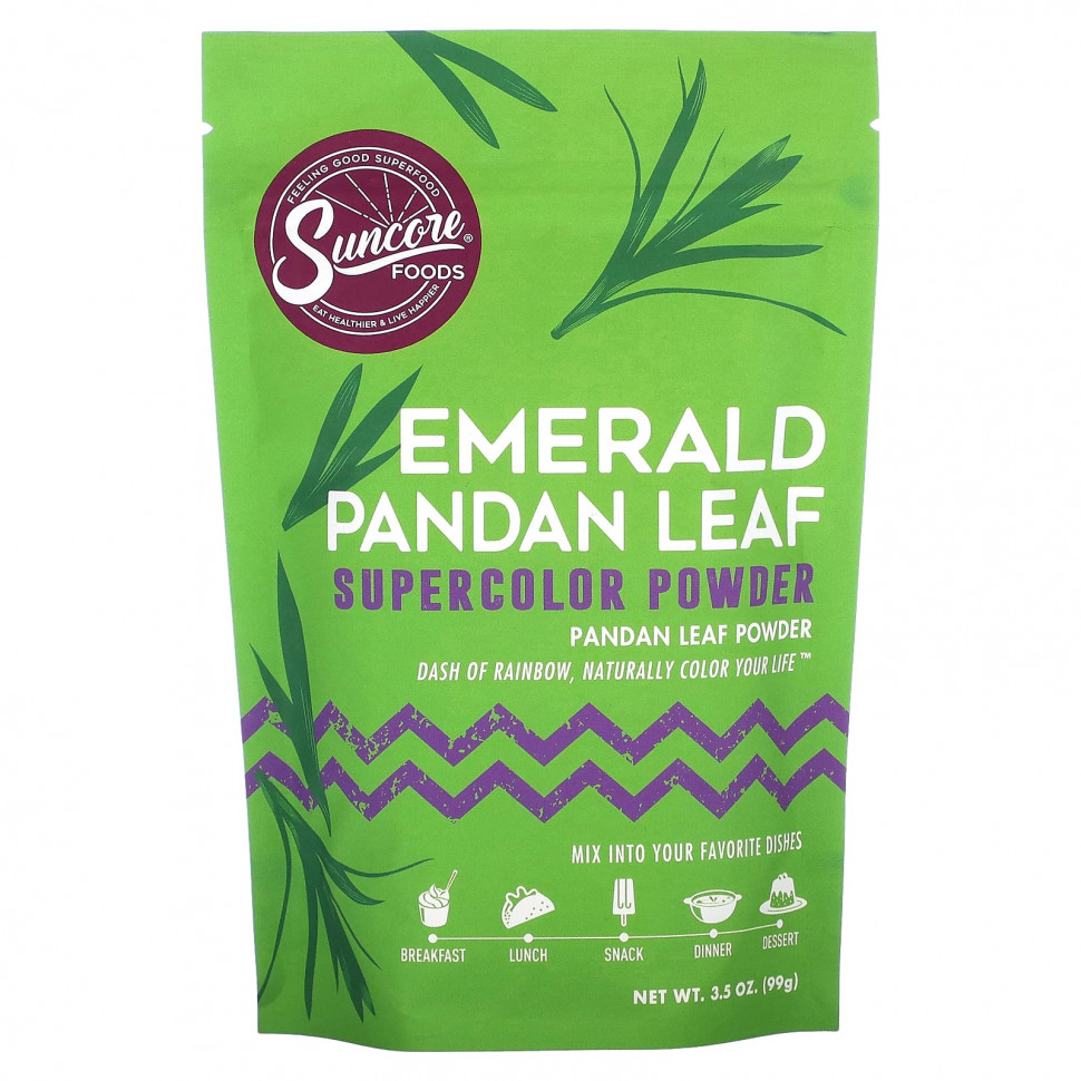   (Iherb) Suncore Foods, Emerald Pandan Leaf,  , 99  (3,5 )    -     , -, 