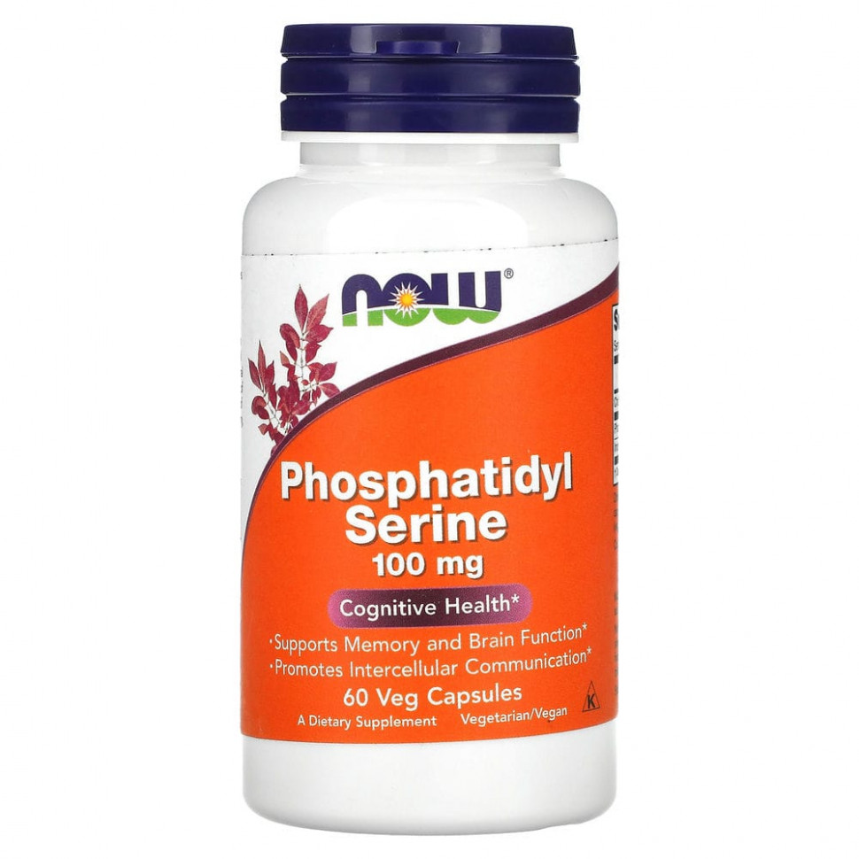 ���� ������ (Iherb) NOW Foods, ���������������, 100 ��, 60 �������������� ������, ������ �� 3620 ���