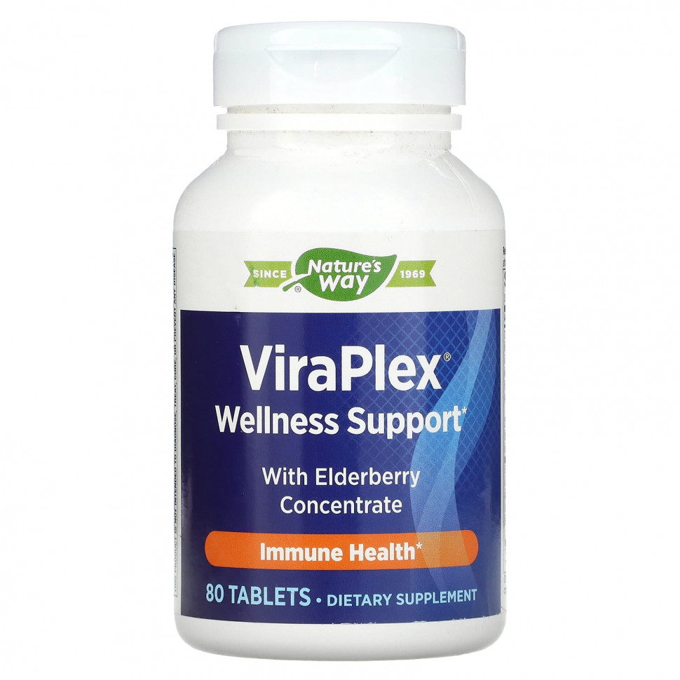 ���� ������ (Iherb) Nature's Way, ��������� �������� ViraPlex � ������������ ������, 80 ��������, ������ �� 3480 ���