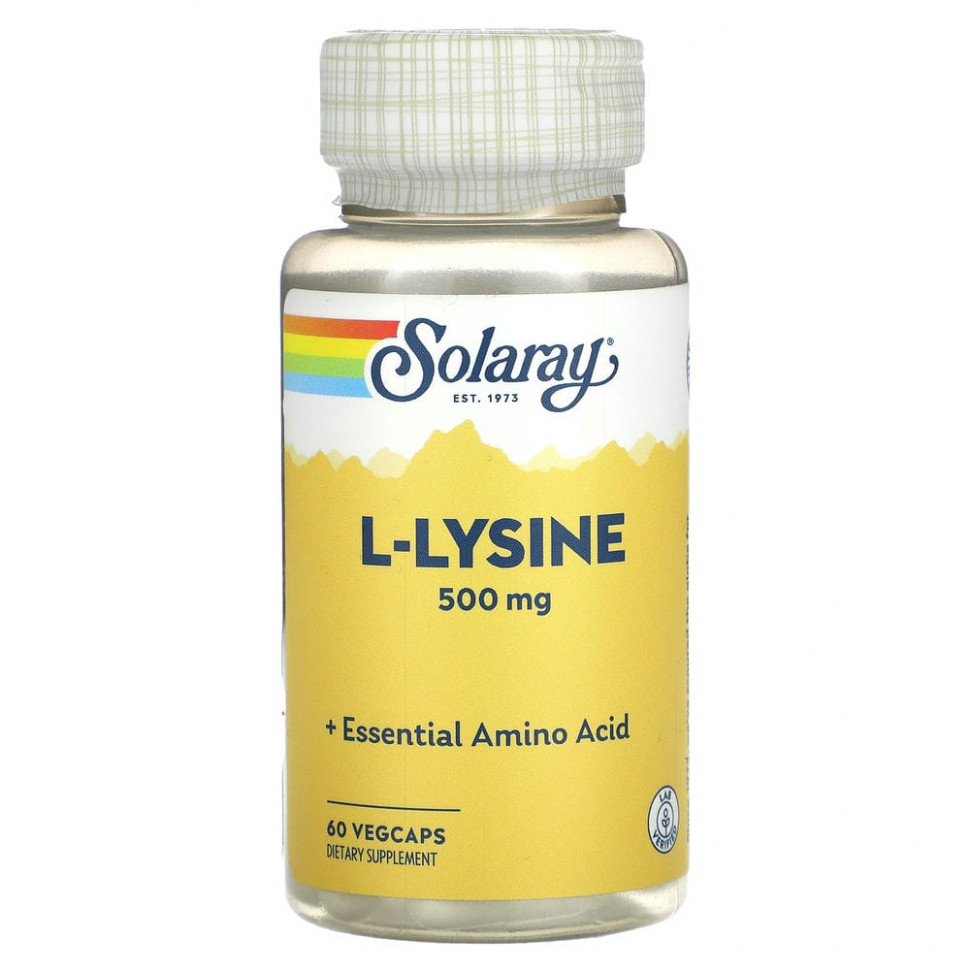   (Iherb) Solaray, L-, 500 , 60      -     , -, 