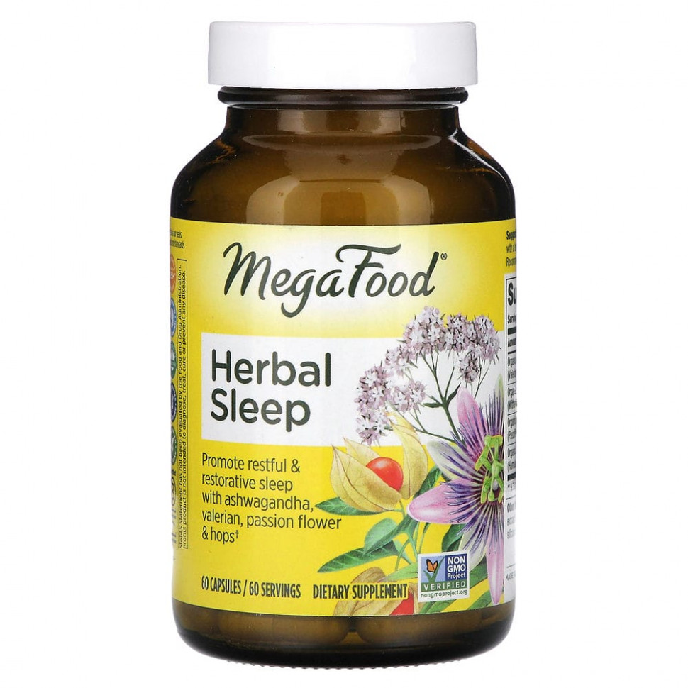   (Iherb) MegaFood, Herbal Sleep, 60     -     , -, 