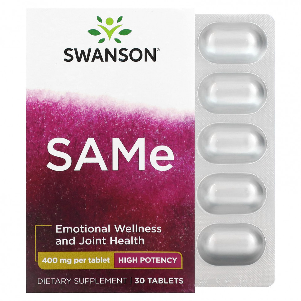   (Iherb) Swanson, SAMe,  , 400 , 30     -     , -, 