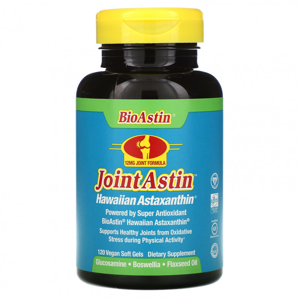   (Iherb) Nutrex Hawaii, JointAstin, Hawaiian Astaxanthin, 120 V-Gels    -     , -, 