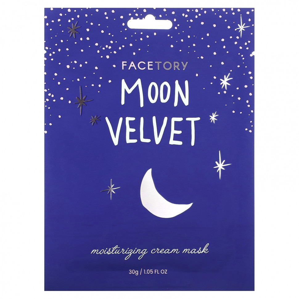 ���� ������ (Iherb) FaceTory, Moon Velvet, ����������� ����-����� ��� �������, 1 ��., 30 � (1,05 ����. �����), ������ �� 740 ���