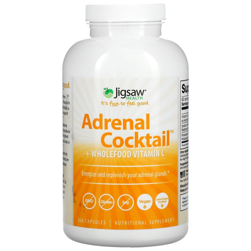 ���� ������ (Iherb) Jigsaw Health, �������� ��� ������������� + ������� C �� ������� ���������, 360 ������, ������ �� 6740 ���