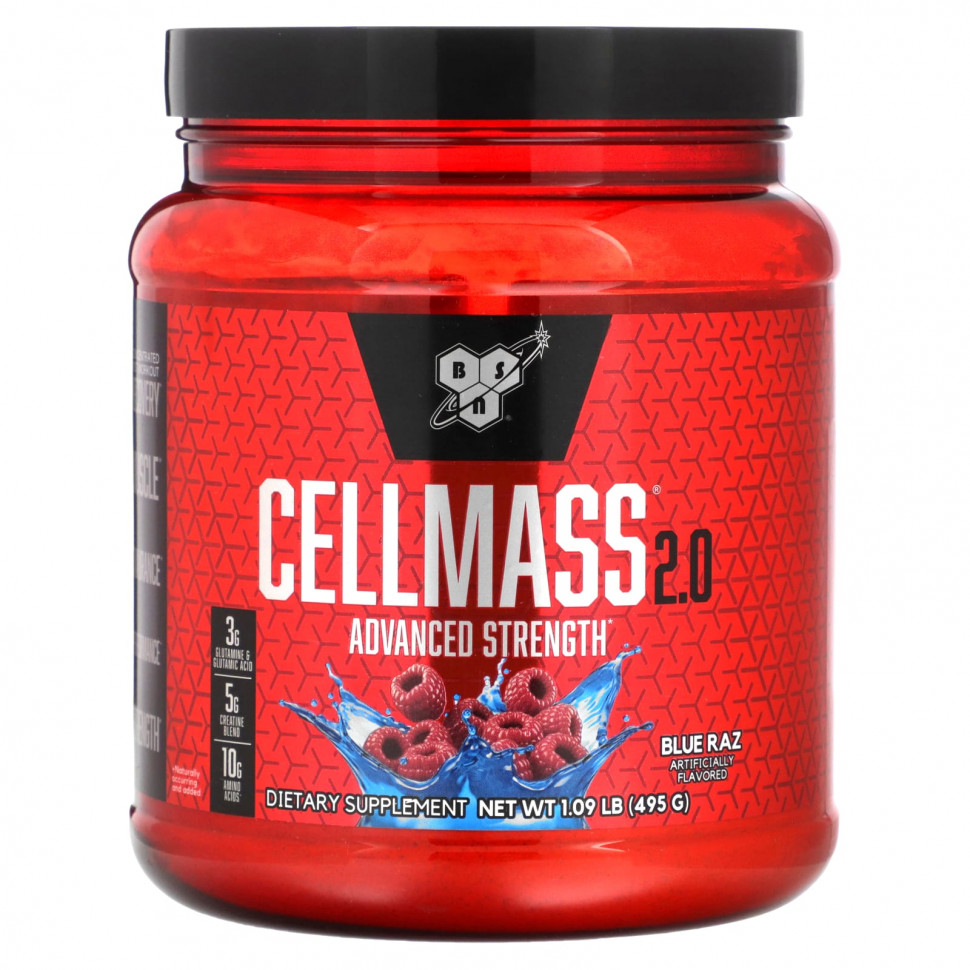���� ������ (Iherb) BSN, Cellmass 2.0, ���������� ���� ��������, �� ������ ������� ������, 495 � (1,09 �����), ������ �� 10260 ���