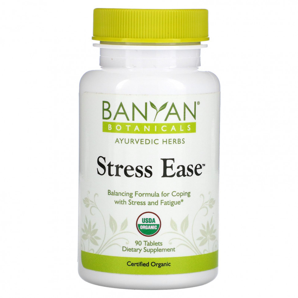   (Iherb) Banyan Botanicals, Stress Ease, 90     -     , -, 