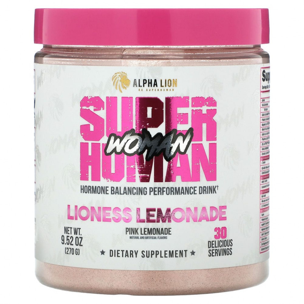 ���� ������ (Iherb) ALPHA LION, SuperHuman Woman, ������� ������, ������� �������, 270 � (9,52 �����), ������ �� 7200 ���