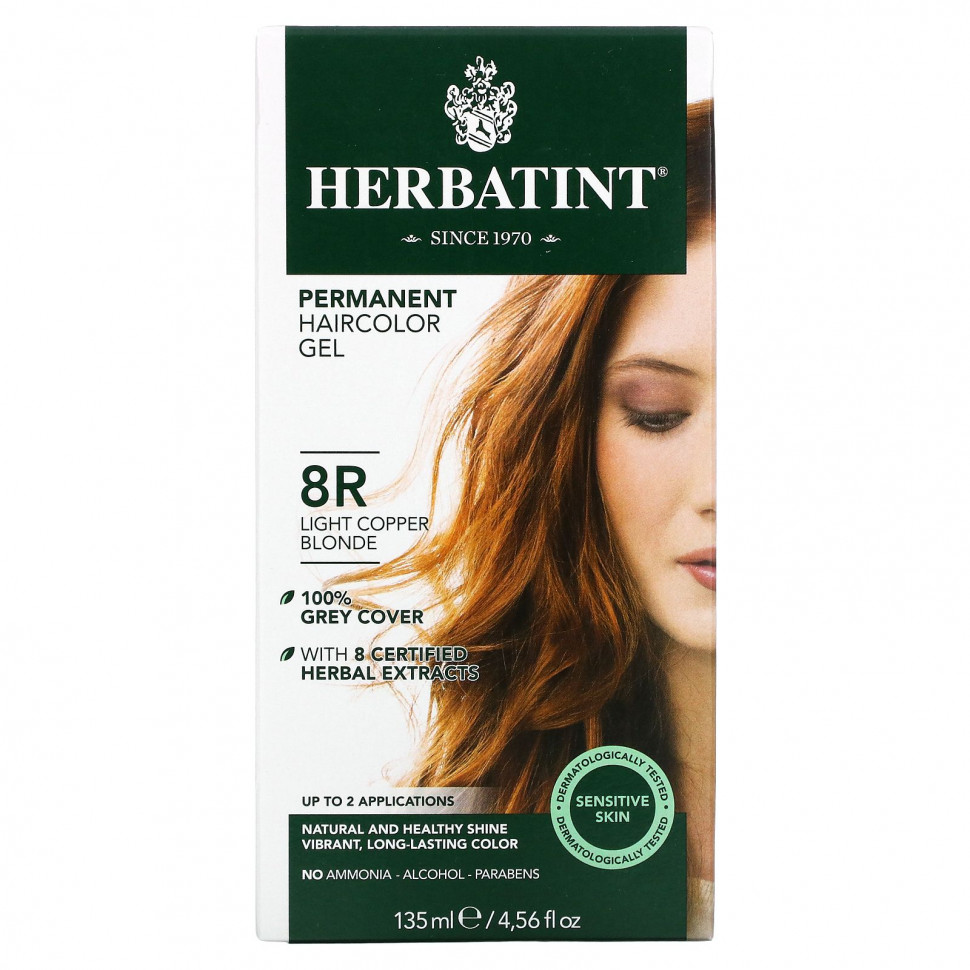 ���� ������ (Iherb) Herbatint, ������� ����-������ ��� �����, 8R, ������� ������ �������, 135 �� (4,56 ����. �����), ������ �� 3330 ���