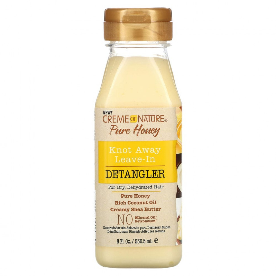 ���� ������ (Iherb) Creme Of Nature, Pure Honey, ����������� �������� ��� ������������ �����, 236,5 �� (8 ����. �����), ������ �� 1820 ���