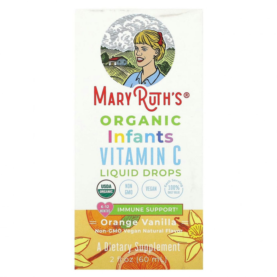 ���� ������ (Iherb) MaryRuth Organics, ������ ����� � ��������� C ��� ���������, 0�12 �������, �������� � ������, 60 �� (2 ����. �����), ������ �� 3740 ���