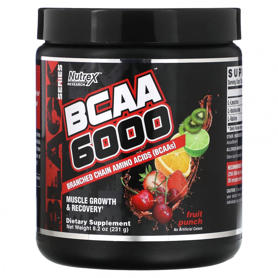 ���� ������ (Iherb) Nutrex Research, BCAA 6000, ��������� ����, 231 � (8,2 �����), ������ �� 4550 ���
