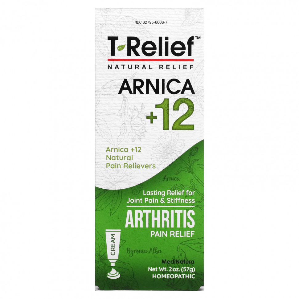   (Iherb) MediNatura, T-Relief,  +12,    , 57  (2 )    -     , -, 