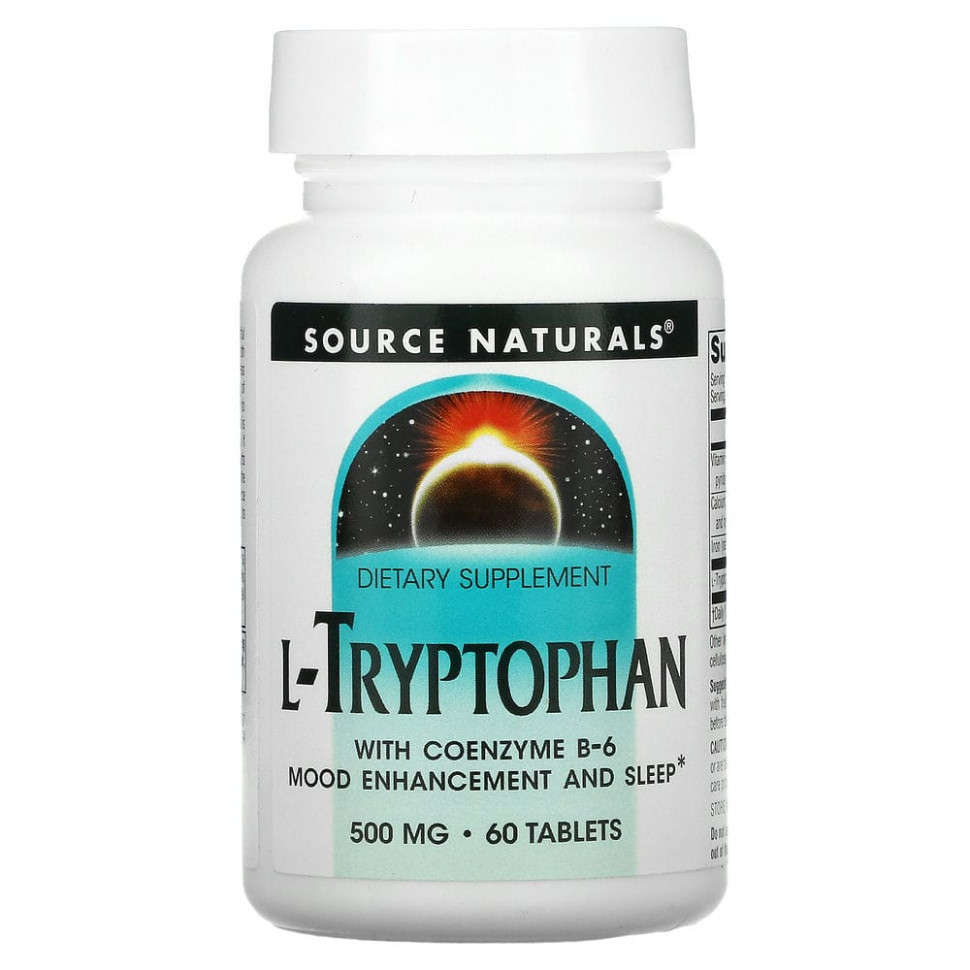   (Iherb) Source Naturals, L-   6   , 500 , 60     -     , -, 