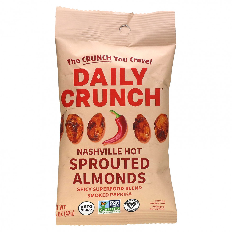 ���� ������ (Iherb) Daily Crunch, ����������� �������, ������ �� ��������, 42 � (1,5 �����), ������ �� 830 ���