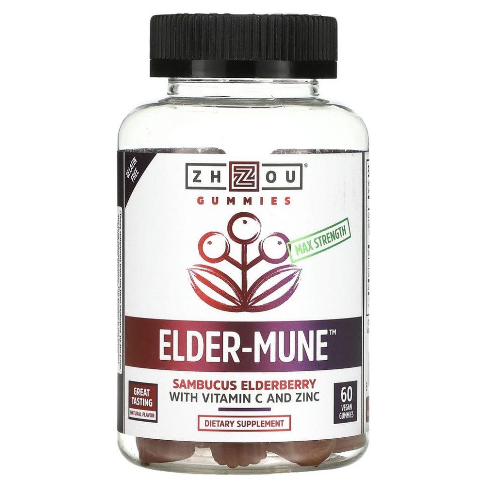 ���� ������ (Iherb) Zhou Nutrition, ������������ ���� Elder-Mune, ������, 60 ��������� ����������� ��������, ������ �� 2280 ���