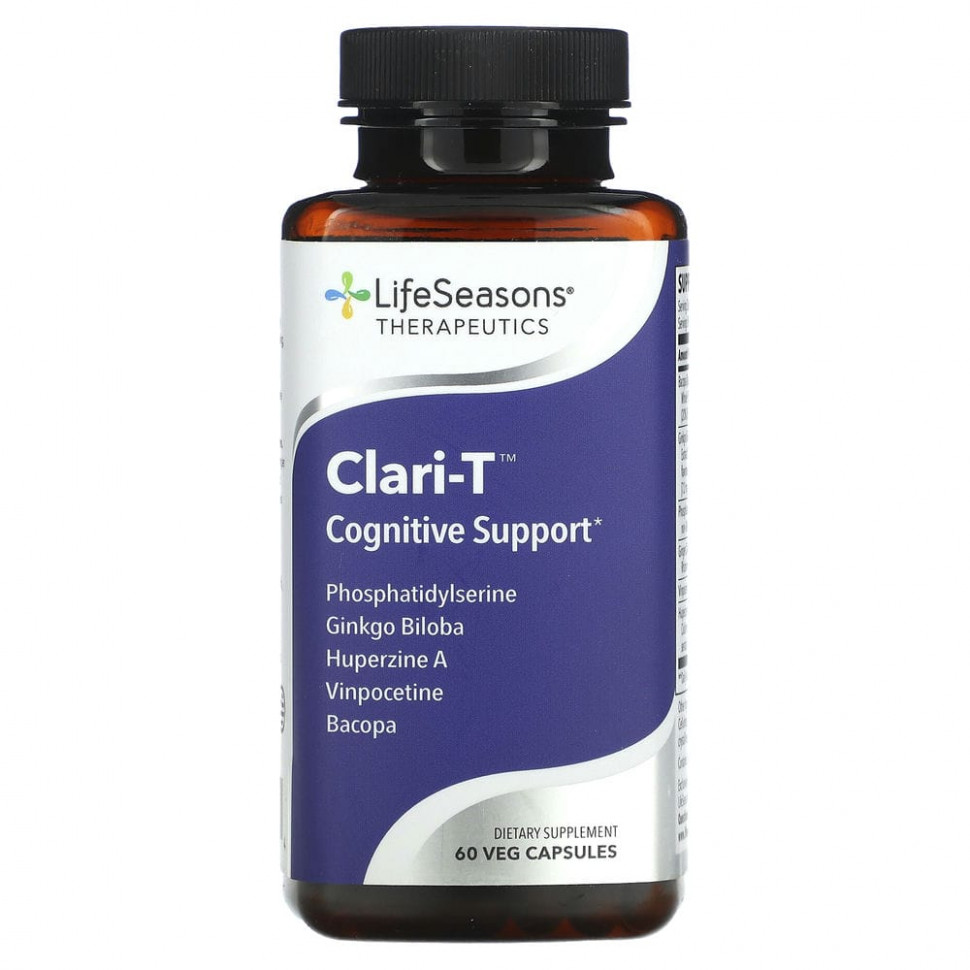 ���� ������ (Iherb) LifeSeasons, Clari-T, ��������� ����������� �������, 60 �������������� ������, ������ �� 6690 ���